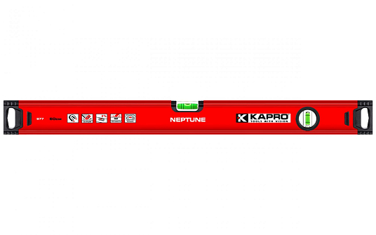 Уровень NEPTUNE 977-40 200 см, 2 глазка KAPRO