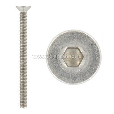 Винт DIN7991  М3*16 с потайной головкой, внутренним 6гр, нерж. сталь А2