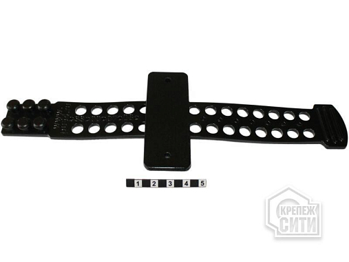 Крепеж фиксационный средний, с захватом на ремне 8-65мм (черный)