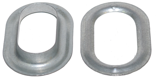 Люверс Овальный Л-37 (4х22мм), оцинкованный