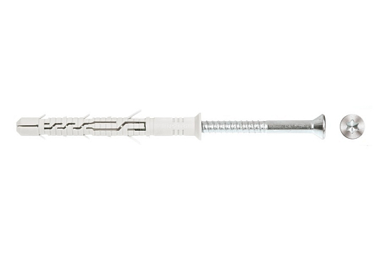 Дюбель фасадный KPS-FAST 10*160S с шурупом потай. нейлон T40, Wkret-met 