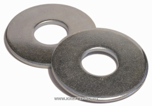 Шайба усиленная М3  DIN9021 наружный D9мм, цинк