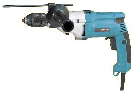 Дрель ударная MAKITA HP2071 1010 Вт, 13 мм, БЗП, 2-х скор, расцеп. муфта, реверс, регул.обор, кейс