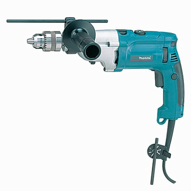 Дрель ударная MAKITA HP2070 1010 Вт, 13 мм, КП, 2-х скор., расцеп. муфта, реверс, регул.обор, кейс