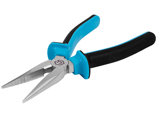 Длинногубцы 200мм двухкомпонентные рукоятки, Центроинструмент