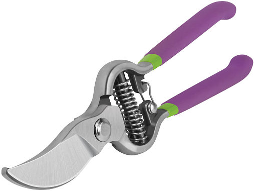 Секатор плоскостной кованый 210мм, D-реза до 18мм, изогнутые ручки, ЦИ 