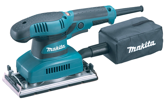 Шлифовальная машина вибрационная MAKITA BO3710, 180 Вт, 93*185 мм, 10000 об/мин, пылесборник