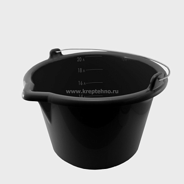 Ведро для краски 20л, усиленное, морозостойкое