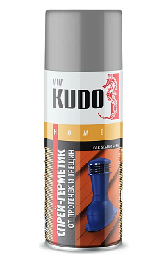 Герметизирующий спрей серый 520мл, KUDO 