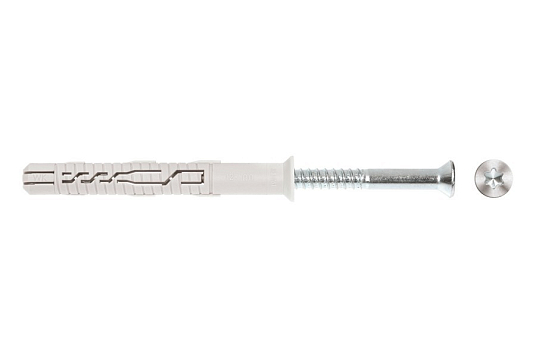 Дюбель фасадный KPS-FAST 12*200S с шурупом потай. нейлон T40, Wkret-met 