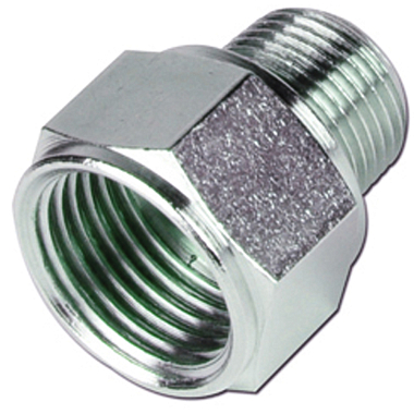 Переходник 1/4"M (наружная резьба) - 3/8"F (внутренняя резьба),  раб. давл до 20Бар, Elitech