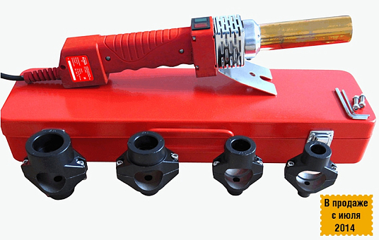 Аппарат для сварки полипропиленовых труб СПТ1000,  220В, 1кВт, 50-300°С, насадки(16/20/25/32), кейс, ELITECH 