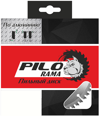 Диск пильный 255х80х32/30мм ламинат и алюминий, "Pilorama" 