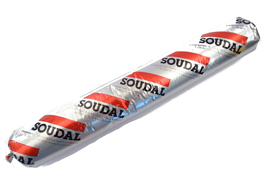 Герметик полиуретановый высокомодульный FC40 Soudaflex черный 600 мл, SOUDAL 
