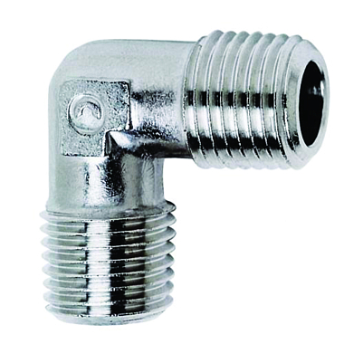 Уголок L 1/4"MM (наружная резьба),  раб. давл до 20Бар, Elitech