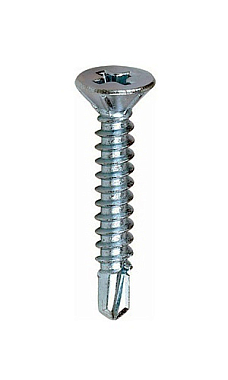Саморез 4,2х16 потай, сверло, цинк, JP82 DIN 7504-P(О)