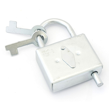 Замок навесной Кунгур ВС-5 (60*50мм) d6,5мм, 2 ключа, кондтрольный, сталь