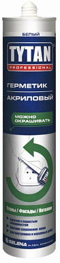 Герметик акриловый белый 280 мл, НЕморозостойкий TYTAN