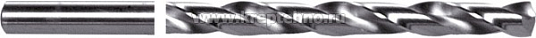 Сверло по металлу  5,0*195/135мм DIN 1869 шлифованное, очень длинная серия, KEIL /Германия/