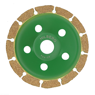 Диск для резки и шлифовки по дереву УШМ 125 Hilberg Super Wood Cup, Trio-Diamond